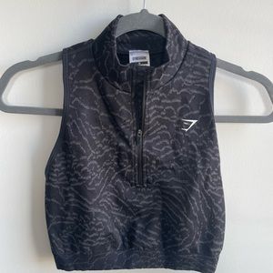 Gymshark Adapt Animal Seamless Crop 1/2 Zip